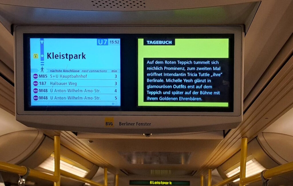 Berliner Filmfestivals im Berliner Fenster